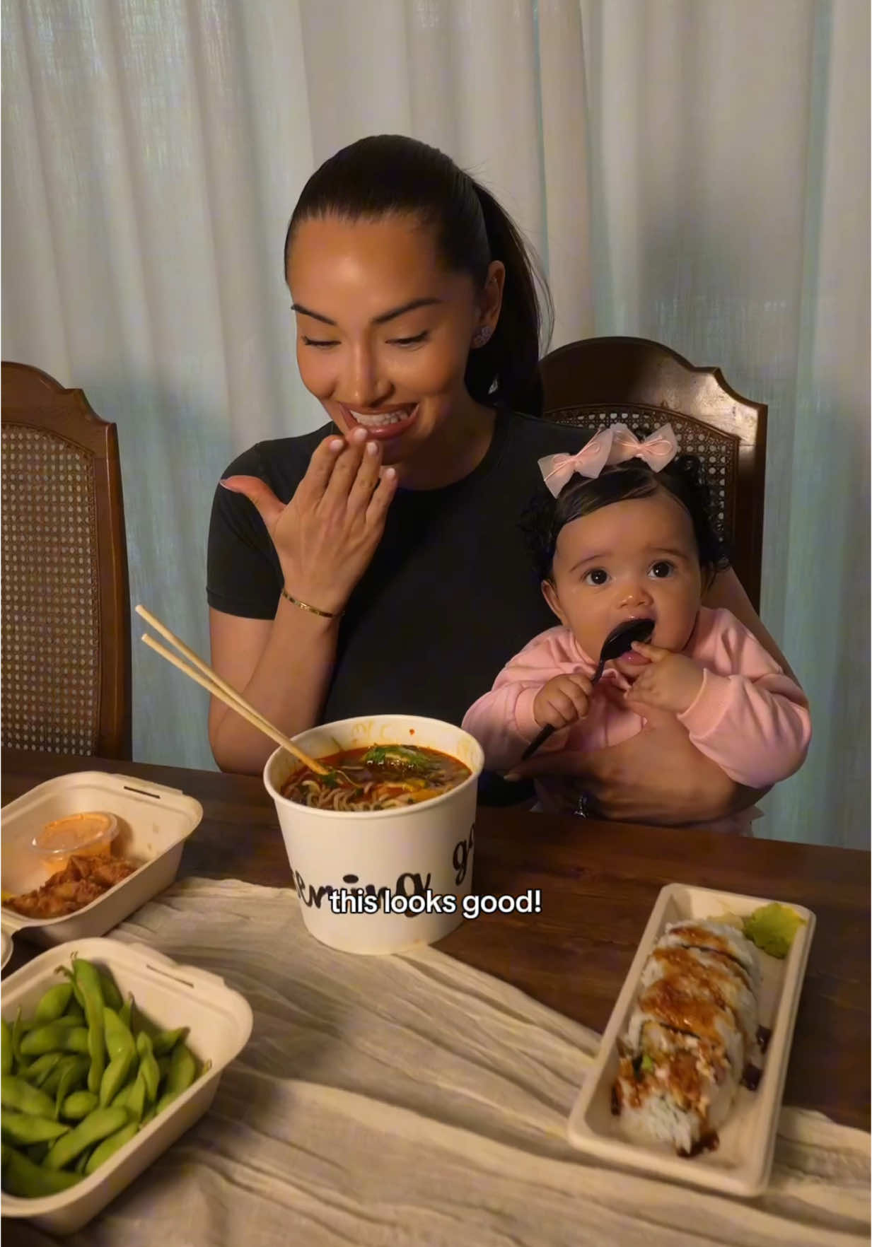 A post by @kbandkarla on TikTok caption: We're turning our @Uber Eats cravings into miles with @delta #DeltaPartner     Start earning miles on eligible rides and orders by linking your SkyMiles and @Uber accounts at delta.com/uber