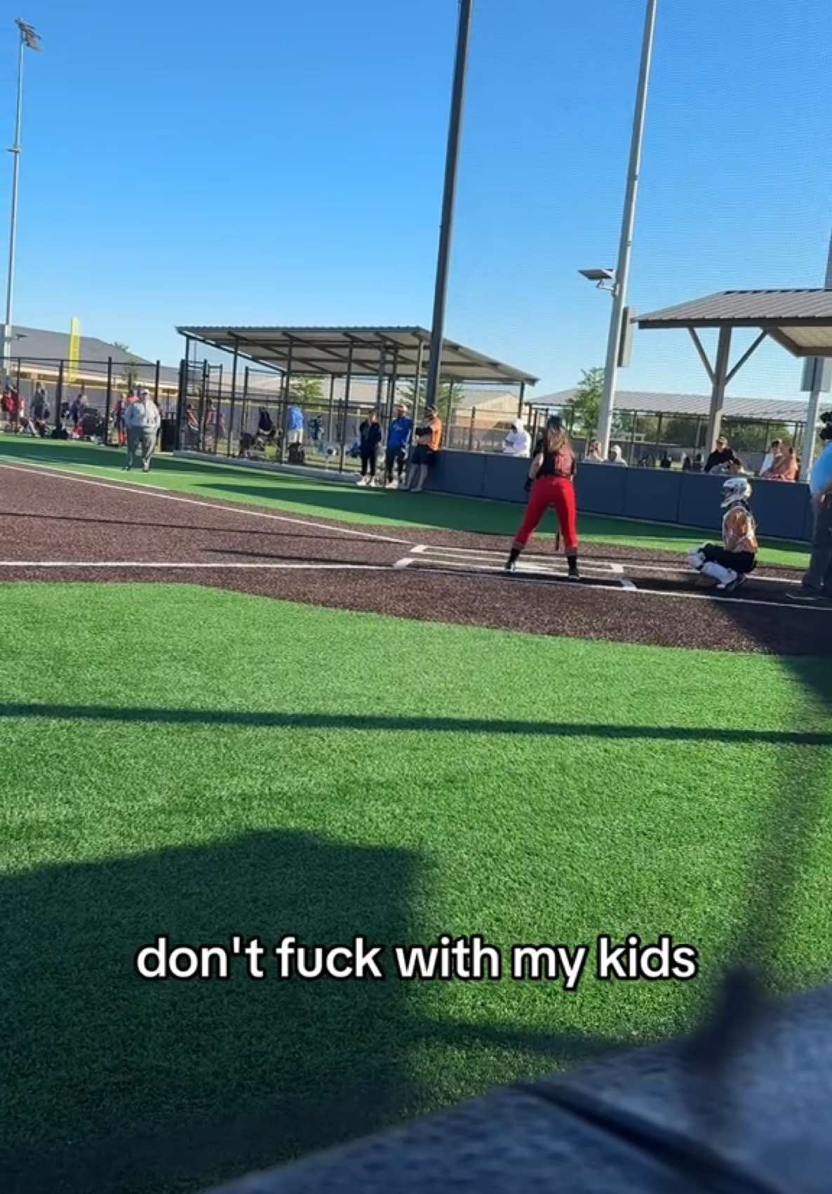 A post by @nikk_nikk_ on TikTok caption: I am not healed yet so we can get real ratchet  #idgaf #softball #mama #widowlife 