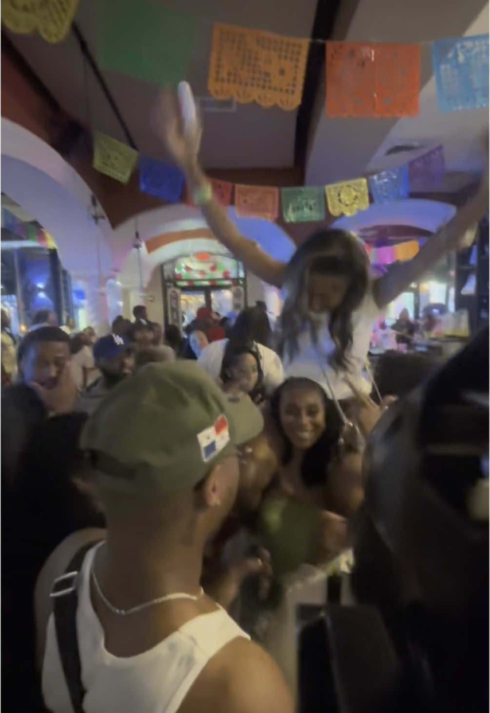A post by @sheilamariahf on TikTok caption: Idk what was in the Don this year but it’s safe to say we had a ball 😂😂❤️‍🔥🤸🏾‍♀️🎉 🌮 🌯 💃🏾@Mya MaRee @tippbombb #cincodemayo #tequila #girlsday #CapCut 