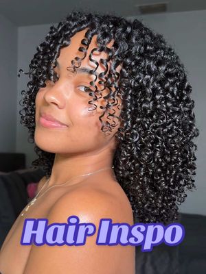 A post by @michixo__ on TikTok caption: Natural hair tings 🎀🧚🏼‍♀️✨ find hairstyle tuts and routines on my page ♡ #curls #curlyhair #inspo #hair #haircare #naturalhair #curlygirl #curlyhairstyles #curlyhairroutine