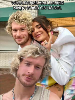 A post by @yunggravy on TikTok caption: #Stitch with @Steven Singer59  do we ship this or nah? @Ari Kytsya  #totallyjustaprstunt 