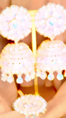 A post by @desi.sparkles on TikTok caption: Get ready to dazzle! Here’s a stunning showcase of our latest AD jewelry collection – from bold statement jhumkis to elegant neckpieces, perfect for weddings, parties, or that glam night out.
