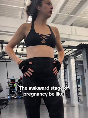 A post by @notnataliejbenson on TikTok caption: Is she bloated or pregnant? #fyp #19weekspregnant #pregnancy #comedy