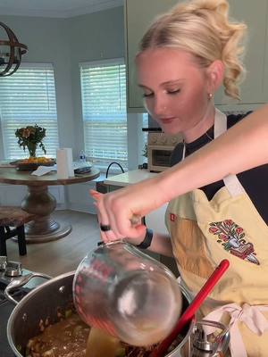 A post by @tinekeyounger on TikTok caption: Making gumbo for dinner 🥘 🔥