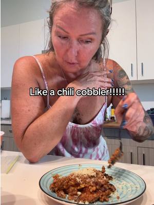 A post by @theon1yjemmascakes on TikTok caption: I’m so excited that I have enough cornbread mix and heavy cream to make more. 