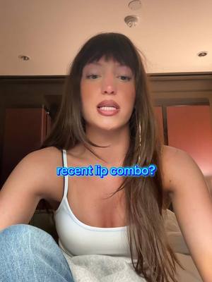 A post by @rileyhubatka on TikTok caption: @Kylie Cosmetics lip liner in maple @MERIT Beauty complexion stick in linen
