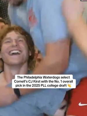 A post by @espn on TikTok caption: Look at the reaction from Kirst's teammates ❤️ #PLL #Lacrosse #lacrossetok @Premier Lacrosse League 