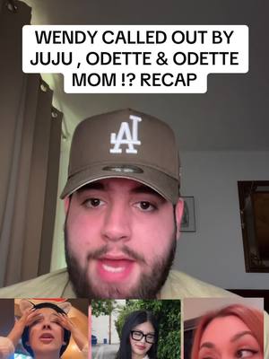 A post by @panchodoesitbetter on TikTok caption: WENDY CALLED OUT BY JUJU , ODETTE & ODETTE MOM !? RECAP #wendyortiz#paeka#paekadegallo#odette#odetteeffect#influencer#fyp#shocking#explore#xyz#panchodoesitbetter#chisme#hispanic#viral#trending#drama#latino#pancho#mexico#dramatiktok#fyp