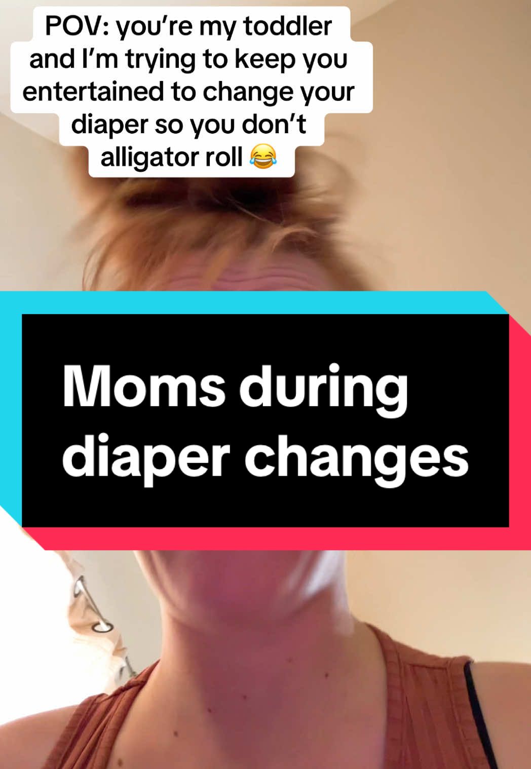 A post by @ on TikTok caption: Facts. #momlife #diaperchanges. @Kami McKenna 