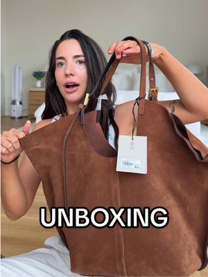 A post by @queenofgettingbanned on TikTok caption: BAG AND JEWELRY OF MY DREAMS?! These were just too good not to share omg. THANK YOU SM @ALLSAINTS & @alvjewels 🙏💖 #unboxing 