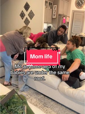 A post by @okiemomlife on TikTok caption: Nothing like having all my babies home. #momlife #fypシ #momtok 