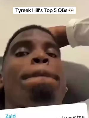 A post by @espn on TikTok caption: Y’all agree with him? 🤔 (via @Cheetah Bo Hill) #NFL #football #tyreekhill #quarterback 