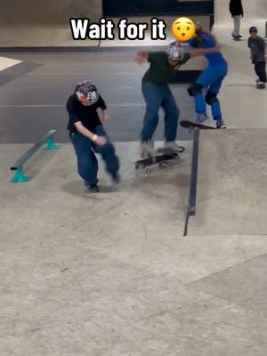 A post by @espn on TikTok caption: No way 😂 (via 3rdlair/IG) #skate #Skateboarding #luck 