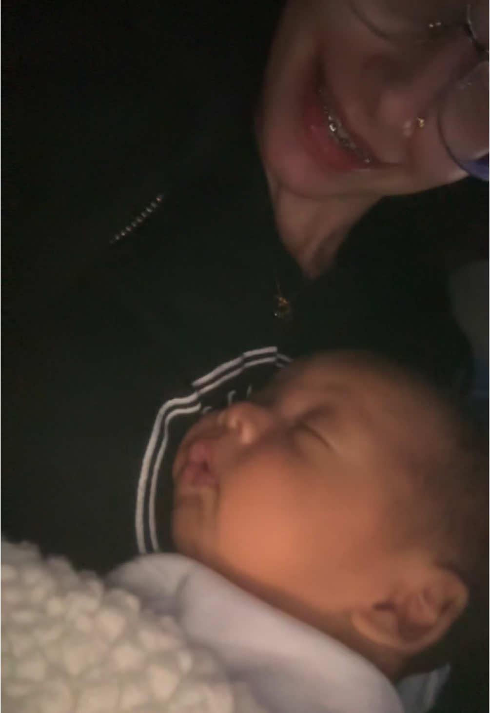 A post by @taty.stayhavinit on TikTok caption: His head big 🤣🤣#fyp #mamasboy 