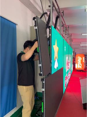 A post by @milestrong_leddisplay on TikTok caption: Bigger, faster#Milestrong #leddisplay #ledscreen #leddisplayscreen #leddisplayfactory #ledvideowall #ledwall 