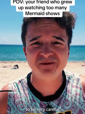 A post by @tyler_warwick on TikTok caption: This is what happens when you watch too many Mermaid shows 😭🧜🏼‍♀️ #h2o #h2ojustaddwater #mermaid #aussie #australian 