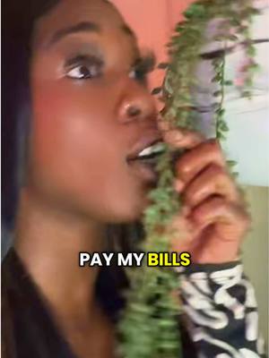 A post by @allicattt on TikTok caption: SHE ASKED THE PLANT TO DO SOMETHING AND IT DID??? ok me too 😩🪴 #plants #plantsoftiktok #trending #allicattt #fypシ  