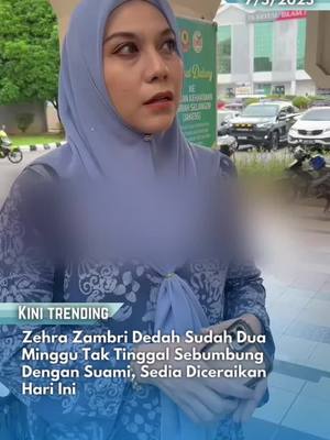 A post by @ohbulanofficial on TikTok caption: Doa yang baik-baik sahaja 🤲#ohbulan #fyp #news #zehrazambri #sedia #cerai #hari #ini 