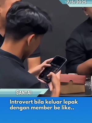 A post by @ohbulanofficial on TikTok caption: Faham bang 🥹🥹#ohbulan #fyp #santai #bila #introvert #lepak #dengan #kawan
