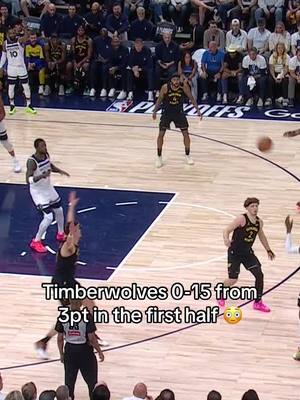 A post by @houseofhighlights on TikTok caption: Minnesota ice cold from deep 👀🥶 #nba #basketball #timberwolves #anthonyedwards #fyp 