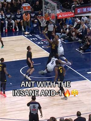 A post by @houseofhighlights on TikTok caption: TUFF. 🔥 #nba #bball #basketball #hoops #wolves #ant 