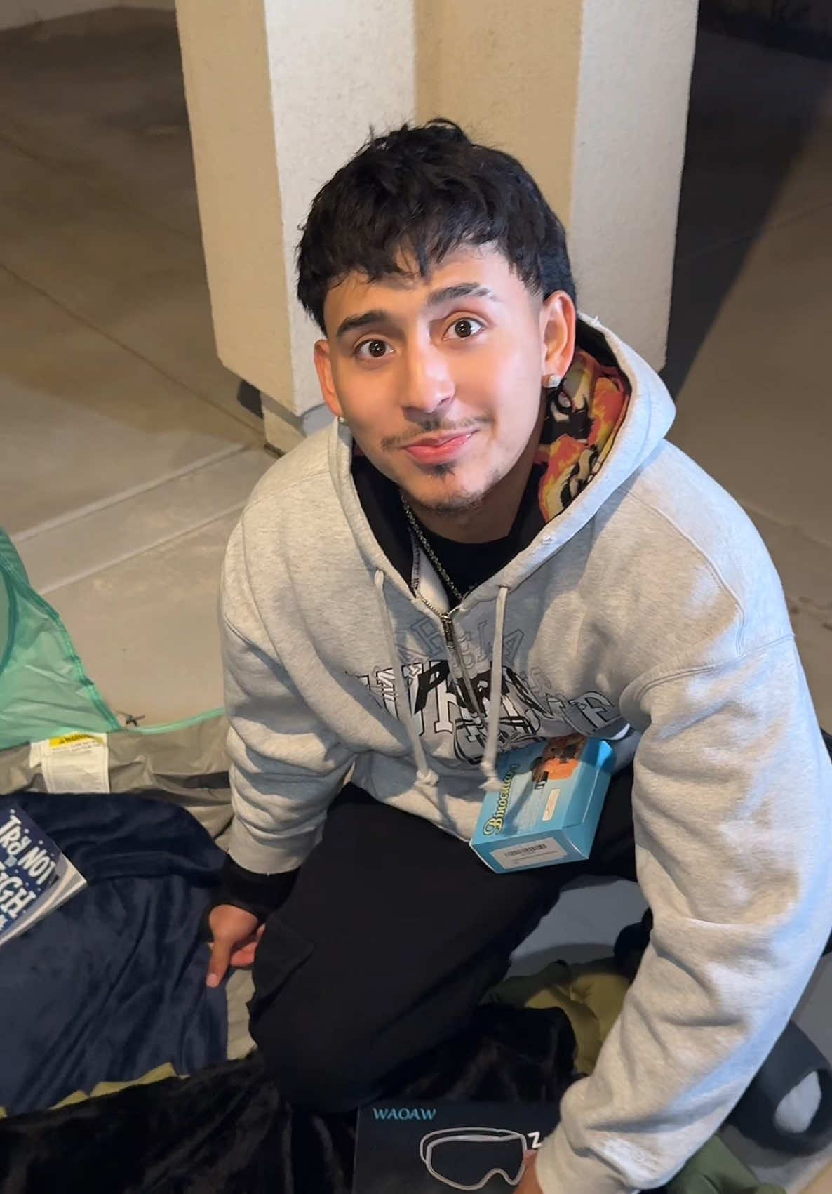 A post by @eddiezepeda24 on TikTok caption: we thought someone was breaking into our house… #fyp 