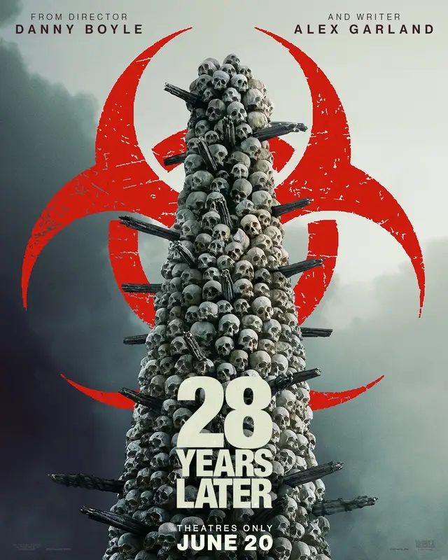 A post by @sonypictures on TikTok caption: Memento Mori.    #DannyBoyle and #AlexGarland reunite for #28YearsLater – exclusively in movie theatres 6.20. @28 Years Later Movie  