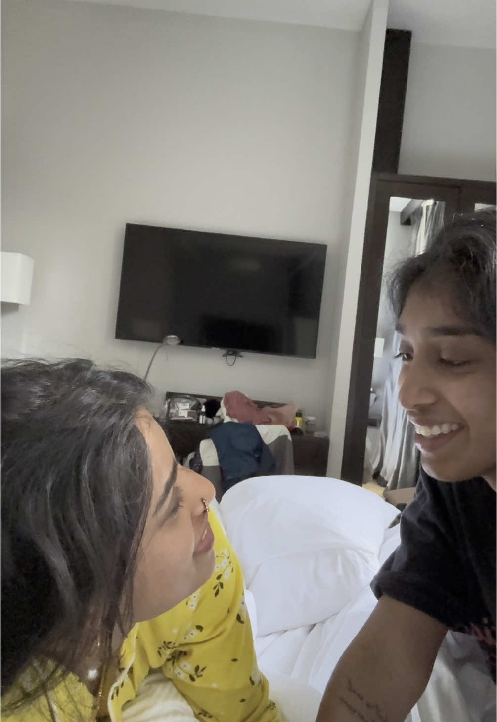 A post by @virushigaasrikuma1 on TikTok caption: The greatest gift our parents gave us was eachother 🧿 #tamil #fyp #europetour2025 #sister 