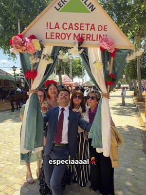 A post by @ibngarcia on TikTok caption: ¡Tengo mi propia caseta en la Feria de Abril! 💃😍 Si es que… a problemas soluciones, y gracias a  @Leroy Merlin España he podido fabricar mi propia caseta (LA MEJOR: SÍ, LO DIGO) y disfrutar de la feria como nunca 🌹 ¡Oleee! ¡Viva Sevilla, los sevillanos y la feria! 🥳 *publii :) #misideasleroymerlin #feriadesevilla2025 #feriadeabril2025