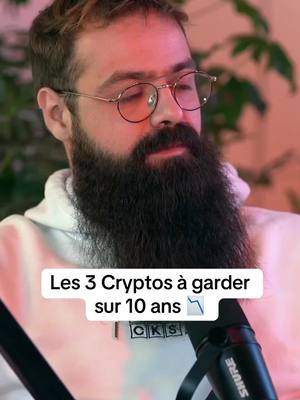 A post by @blocks_tv on TikTok caption: Les 3 Cryptos à garder  sur 10 ans 📉