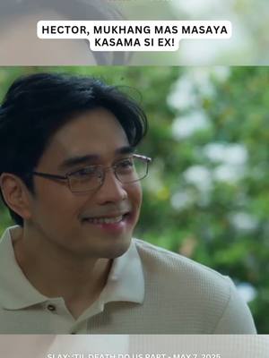 A post by @gmanetwork on TikTok caption: Grabe yung smile para kay Leona. 😏 #SLAYUnpaidJustice #GMAxViuSLAY #SLAY #JulieAnneSanJose #GabbiGarcia #MikeeQuintos #YsabelOrtega #DerrickMonasterio #GilCuerva #PhoemelaBaranda #JamesBlanco  #fyp #foryou #kapuso #gmanetwork