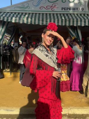 A post by @andreanoguero22 on TikTok caption: Primer día de feria🌹❤️💃🏼 