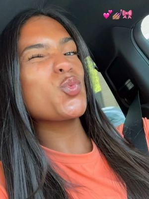A post by @monetmcmichael on TikTok caption: i love getting CUTEEEE omg let’s spend a maintenance day together 🎀💕💅🏽 hair and nails first let’s get it 