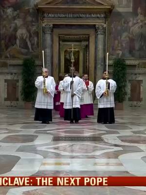 A post by @abcnews on TikTok caption: Cardinals don't "campaign" to be pope. The decision process for the next leader of the church is "far more subtle." ABC News' David Muir reports as the 133 voting cardinals of the papal conclave participate in a procession into the Sistine Chapel. #news #abcnews #conclave