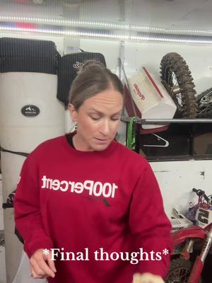 A post by @keepingupwithlewises on TikTok caption: Felt bold. Might delete later 🤣 #moto #motocross #motomom #mototok #momtent #sportsmom #supercross #extremesports #dirtbikes #racing #racer 