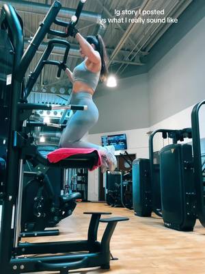 A post by @__ria9__ on TikTok caption: when you post without a trending sound 😅 #gymtok 