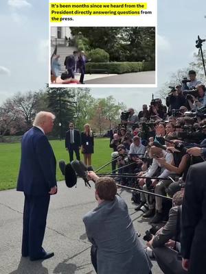 A post by @teamtrump on TikTok caption: The most accessible President in history vs. Hidin’ Biden! #maga #fyp #donaldtrump #viral