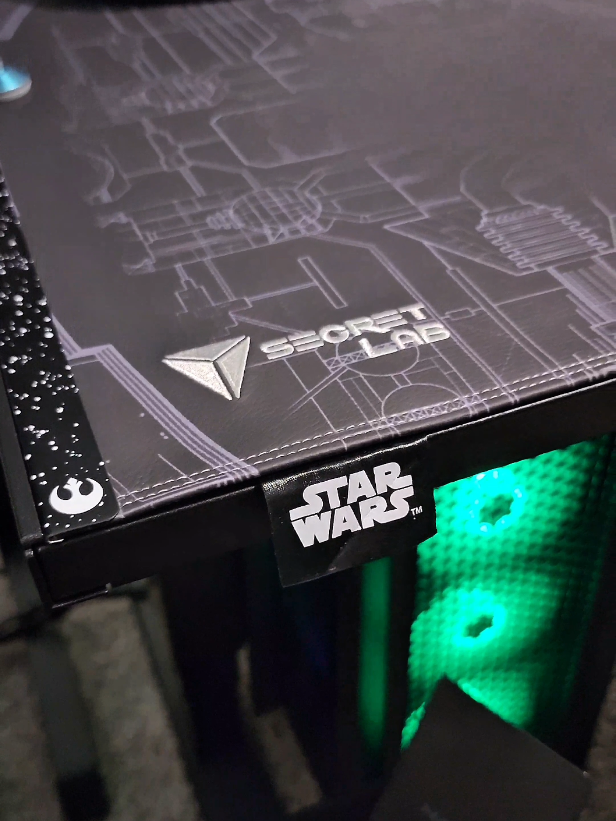 A post by @nomad.props on TikTok caption: Let's switch up my MAGNUS Pro gaming desk with the new Star Wars™ | Secretlab MAGPAD - Star Wars Edition from @secretlab. Pairs perfectly with my TITAN Evo Empire Edition! Check out the full Star Wars | Secretlab Collection at secretlab.co/starwars #starwars #pcgaming #gamingsetup #flightsimulator 