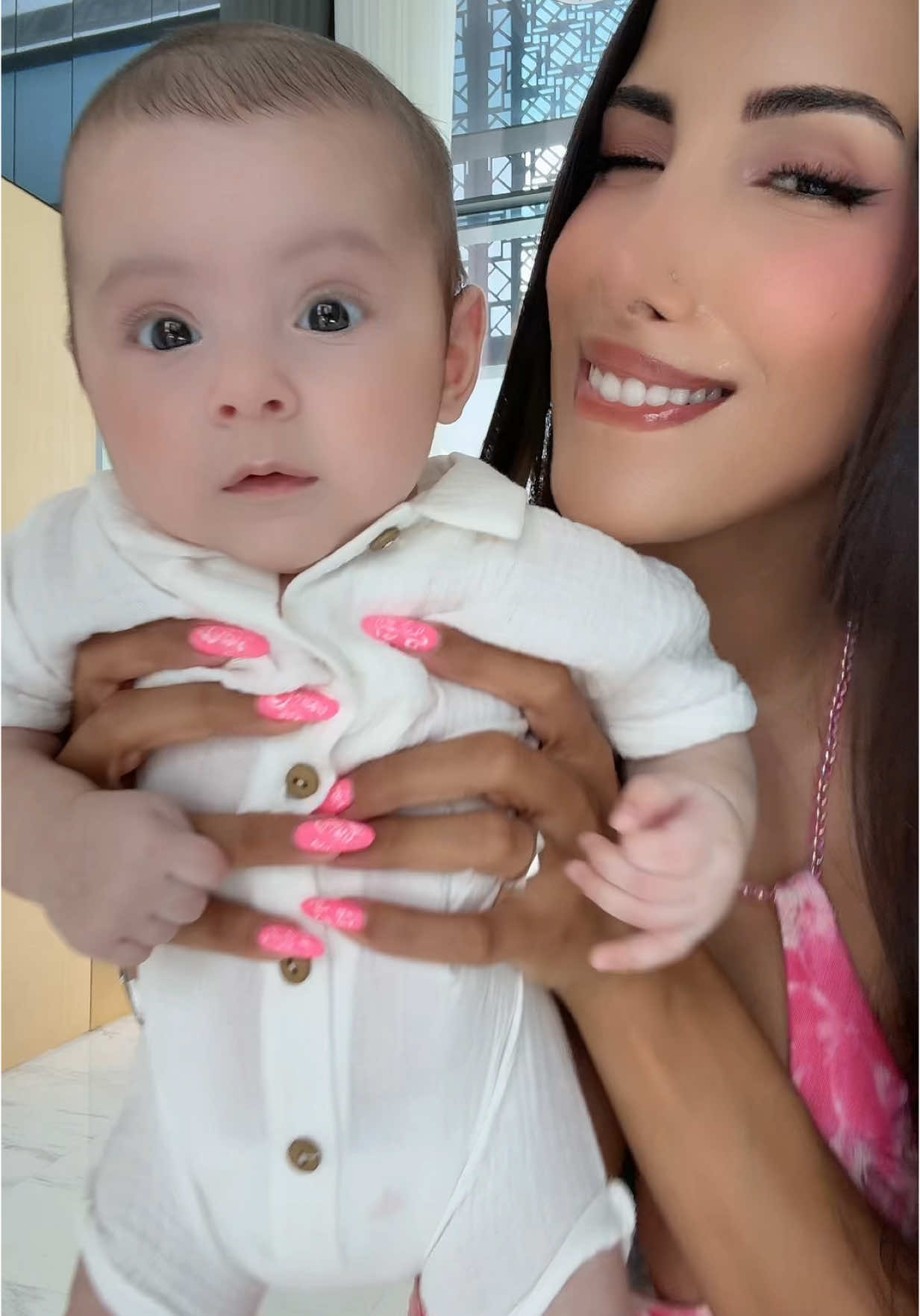 A post by @dj.angelx on TikTok caption: Finally back on TikTok with my baby boy👶🏻🤍 #foryou #fyp #djangelx 