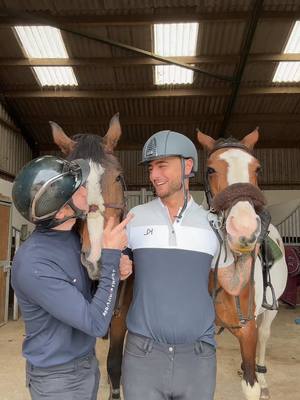 A post by @demirtopzz on TikTok caption: Just two horse boys…👀🐴 @Joe Ashman #fyp #foryou #foryoupagе #equestrian #equestrianlife #horseboy #equestrianvibes #equine #horsegirl #horsesoftiktok 