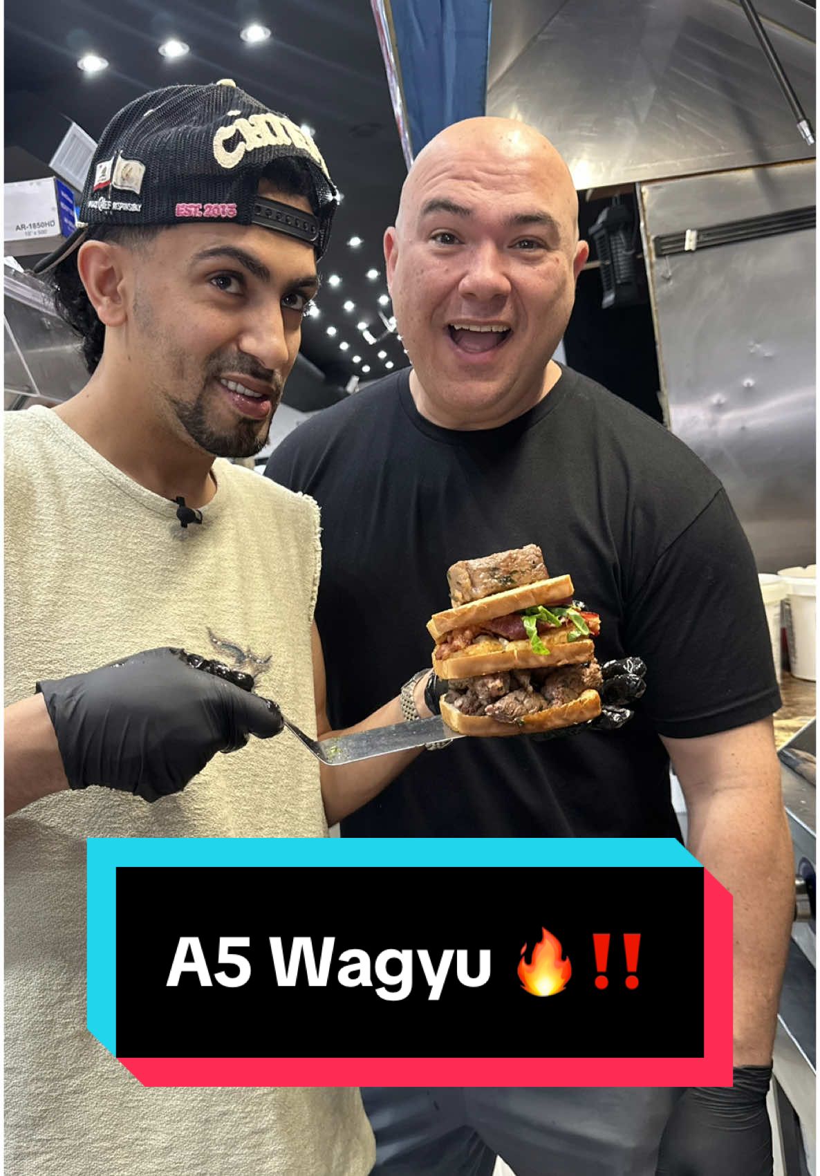 A post by @rah_money1 on TikTok caption: A5 Wagyu chopped cheese THE OCKY WAY 🔥‼️ #theockyway #ockyway #generalock #nevanevaneva 