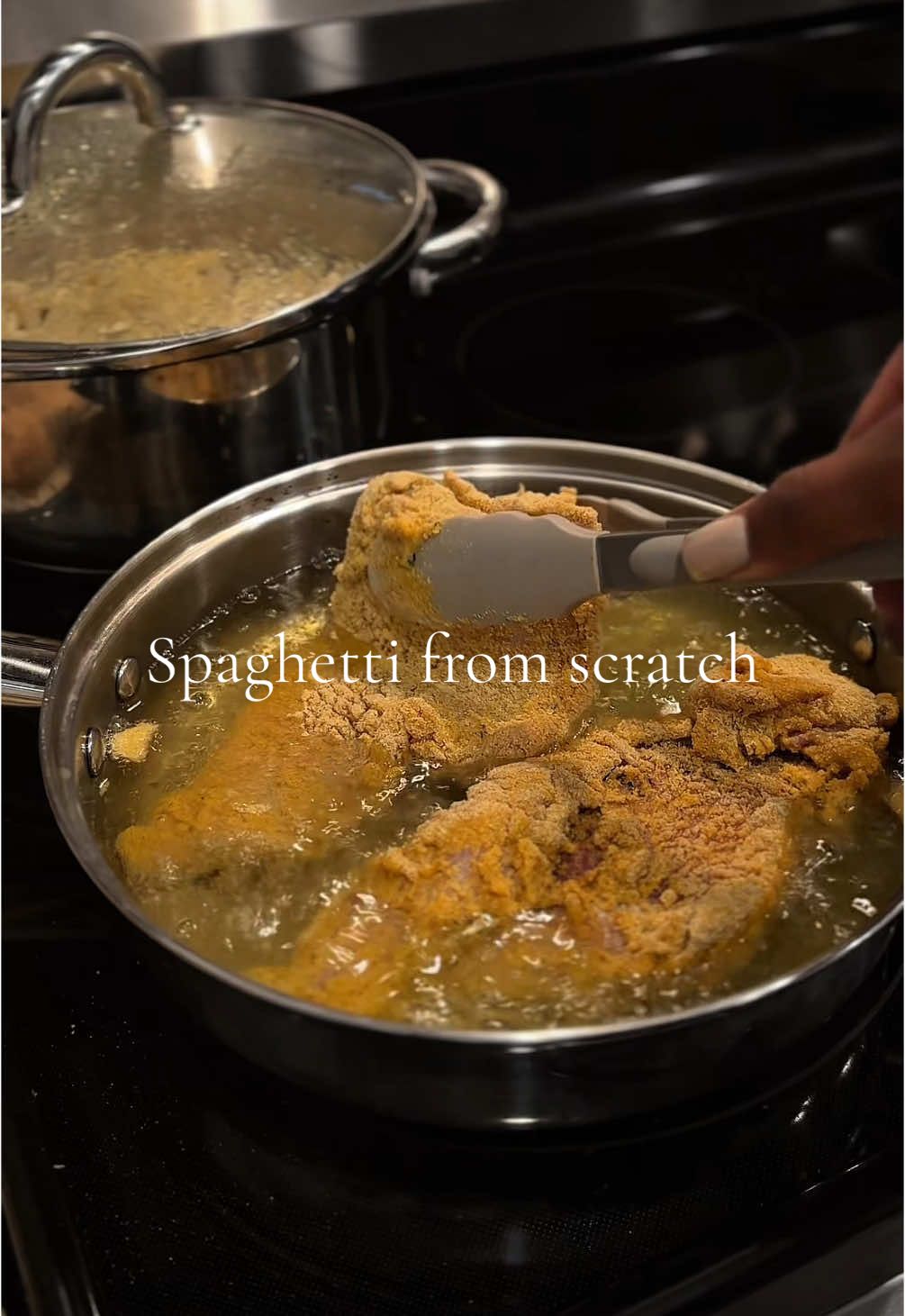 A post by @theashlynedith on TikTok caption: Is it even spaghetti if it's not from scratch? #spaghetti #dinnerideas 