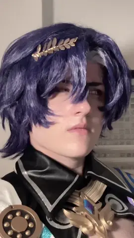 A post by @laistormhrim on TikTok caption: Draft | Another take with this audio, I may like this one more #drratio #drratiocosplay #hsr #honkaistarrailcosplay #honkaistarrail #veritasratio #hoyoverse 