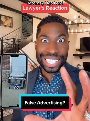 A post by @ugolord on TikTok caption: Replying to @Jaime Woman Demands Walmart Honor $97 Grill Tag—Is This False Advertising? Attorney #UgoLord reacts!  #lawyer #lawyersoftiktok #TikTokPartner #Stitch with  @Tcounts86 