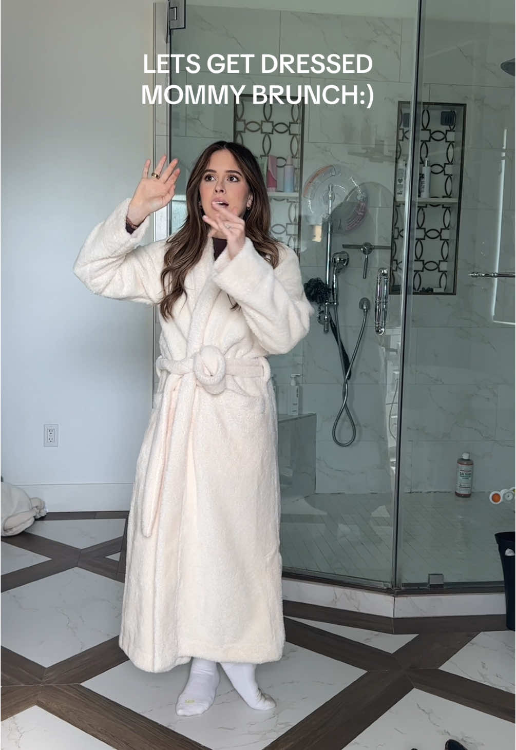 A post by @iamkelianne on TikTok caption: did I film this two weeks ago and I’m finally just now editing and posting it??? Yes lol life has been extra crazy. We need a sit down update video #momlife #grwm #postpartum #postpartumoutfits 