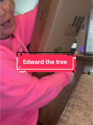 A post by @okiemomlife on TikTok caption: Well I guess I’ll just name the tree Edward now. #sahm #sahmlife 