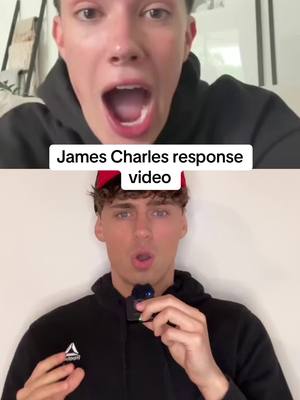 A post by @noahglenncarter on TikTok caption: James Charles has made a response video to the Kayla Malecc Evan Johnson situation #kaylamalecc #jameschatles #evanjohnson 