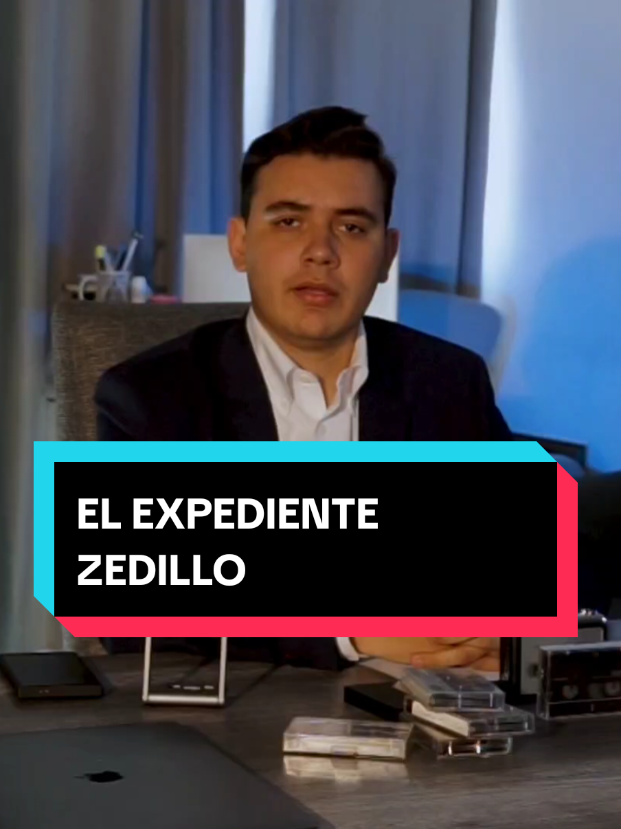 A post by @manuelpedrerooficial on TikTok caption: PARTE 2 | EL EXPEDIENTE ZEDILLO: LOS AUDIOS Y TRANSCRIPCIONES PERDIDAS DESDE 1997
