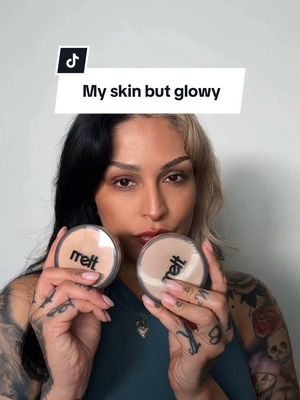 A post by @lora.arellano on TikTok caption: My skin but GLOWing!  @meltcosmetics  #latina #meltcosmetics #MakeUpArtist #skinhacks #skinroutine #makeupformoms #mamamakeup #everydaymakeup #bestfoundation #alttok #alttiktok 