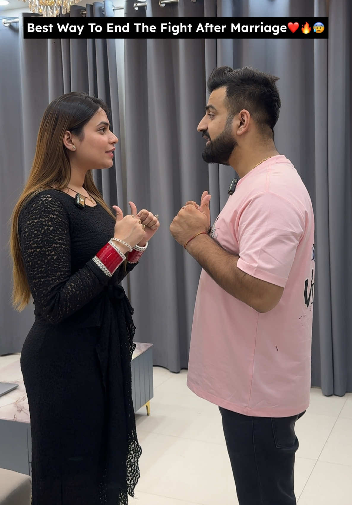A post by @rajatbornstar on TikTok caption: Best Way To End Argument 🤣❤️ #couplegoals #tiktokviral #trending #couplethings #rajatbornstar #rajatswati #comedy #funnyvideos #Love 